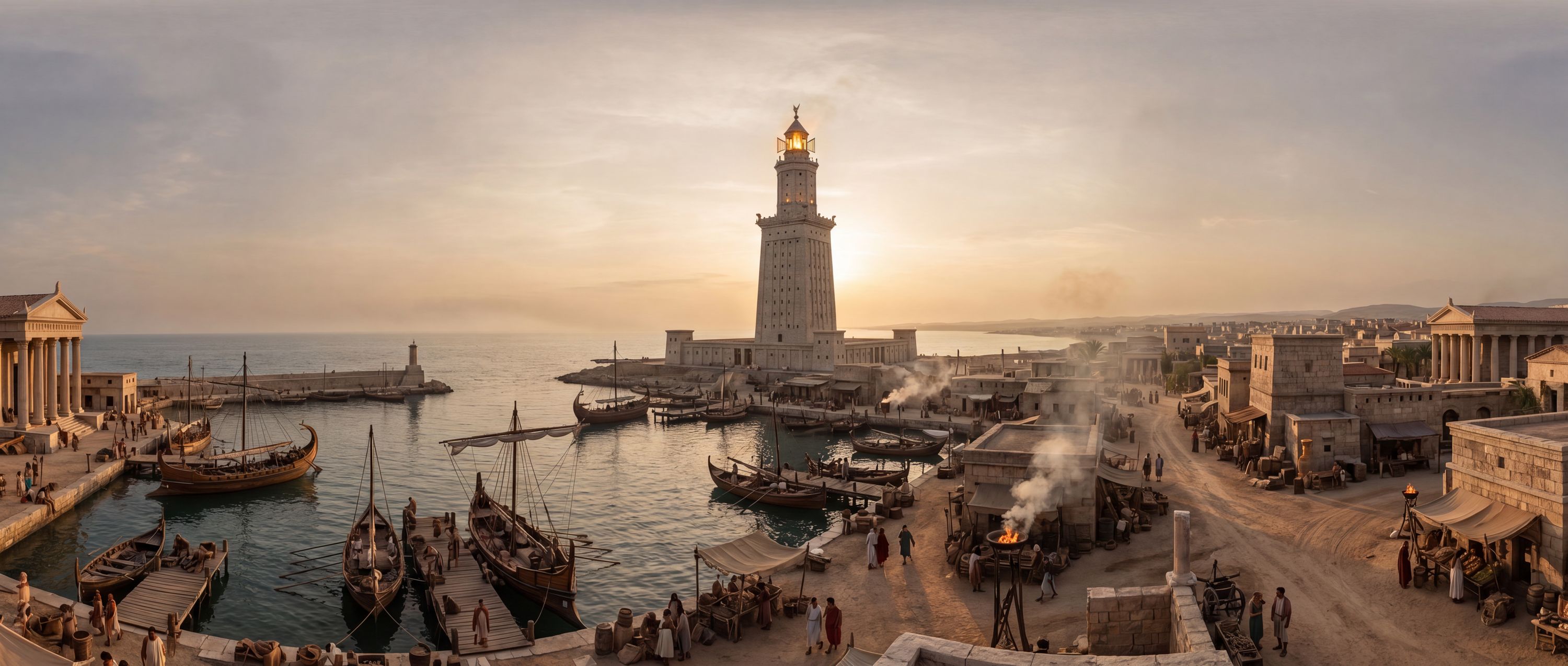 360° scene from The Pharos of Alexandria