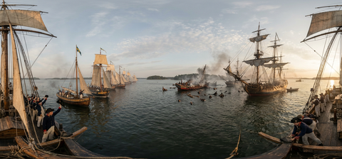 360ยฐ scene from Russian Navy Defeated at the Battle of Svensksund