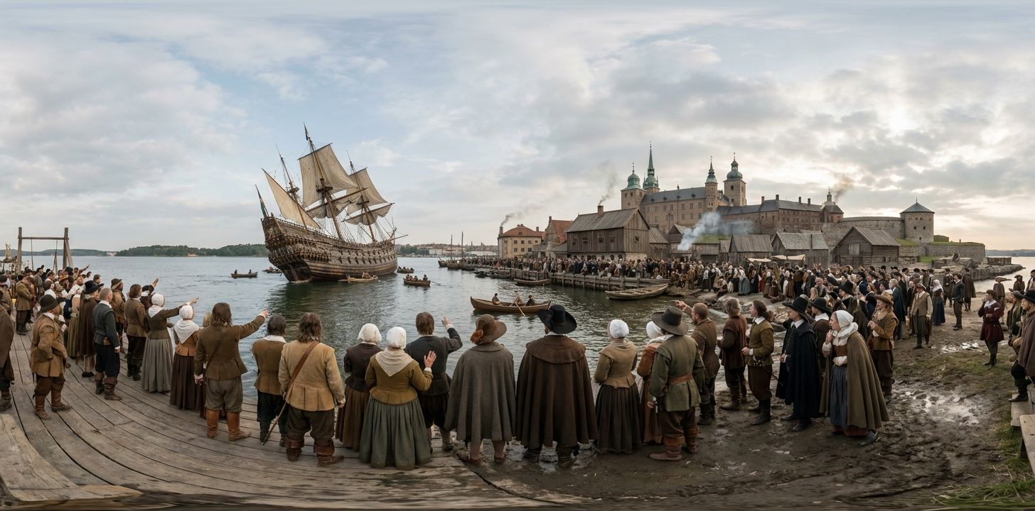 360° scene from The Maiden Voyage and Sinking of the Vasa Ship