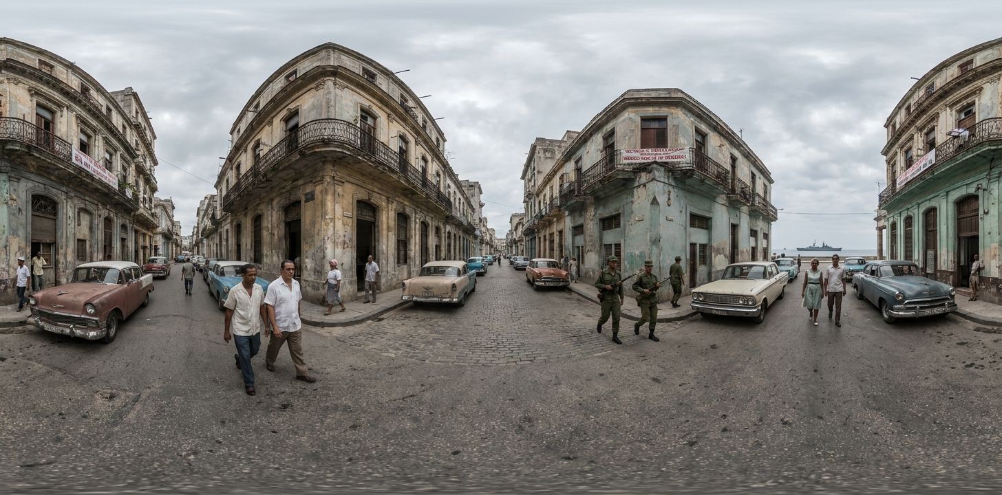 360° scene from United States Naval Blockade During the Cuban Missile Crisis