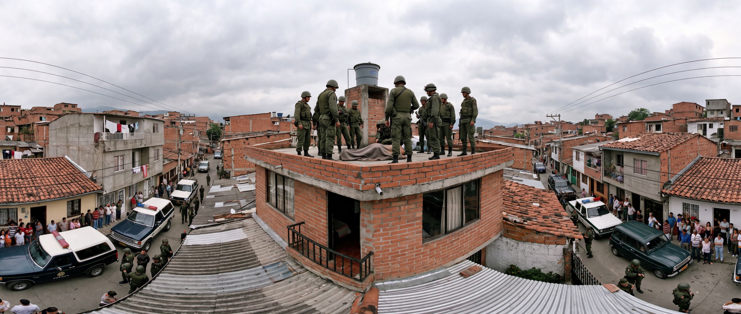 360° scene from Roof Raid Ending the Medellín Cartel