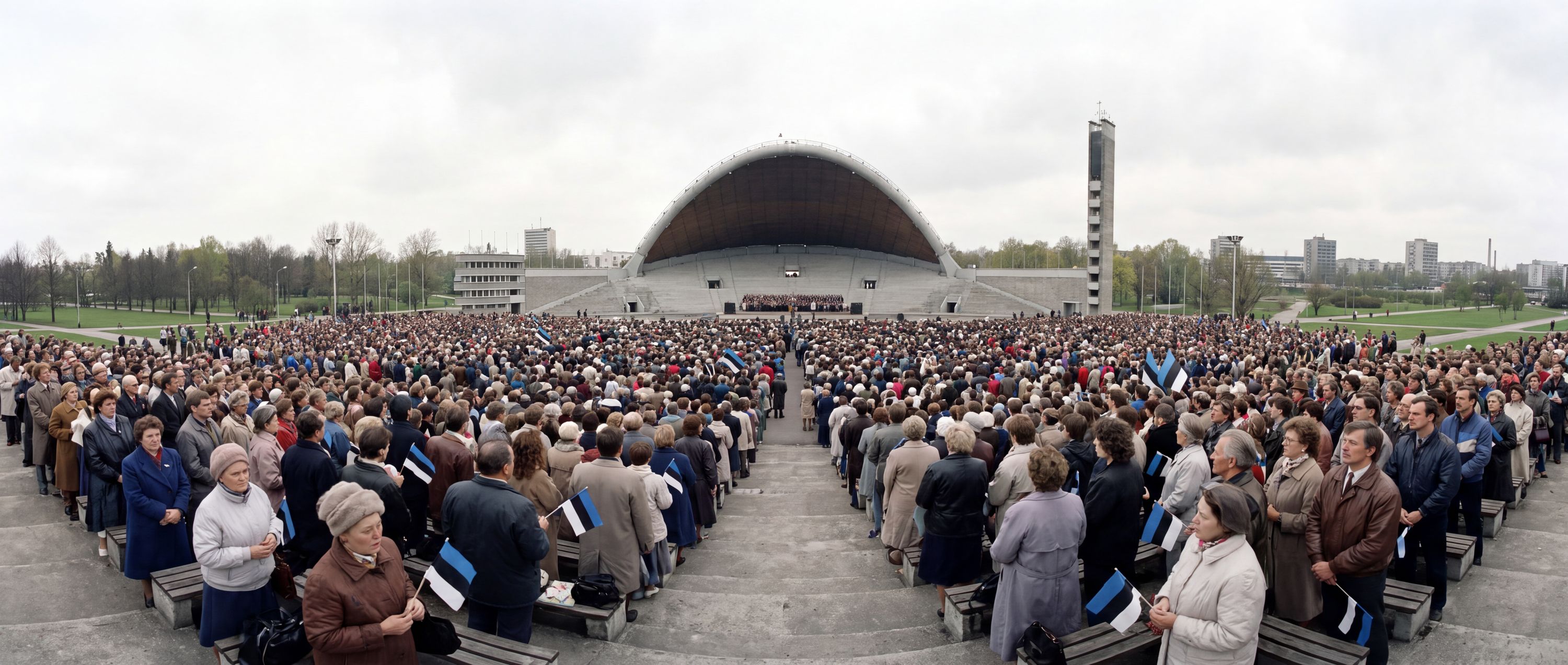 360° scene from Singing Revolution at Tallinn Song Festival Grounds