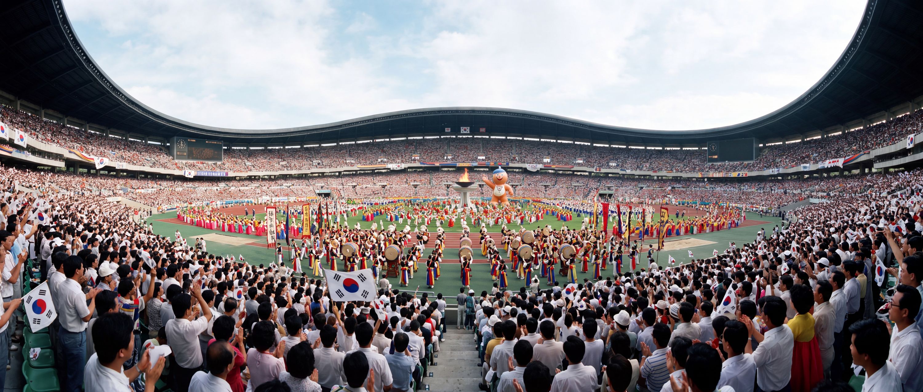 360° scene from 1988 Summer Olympics Opening Ceremony