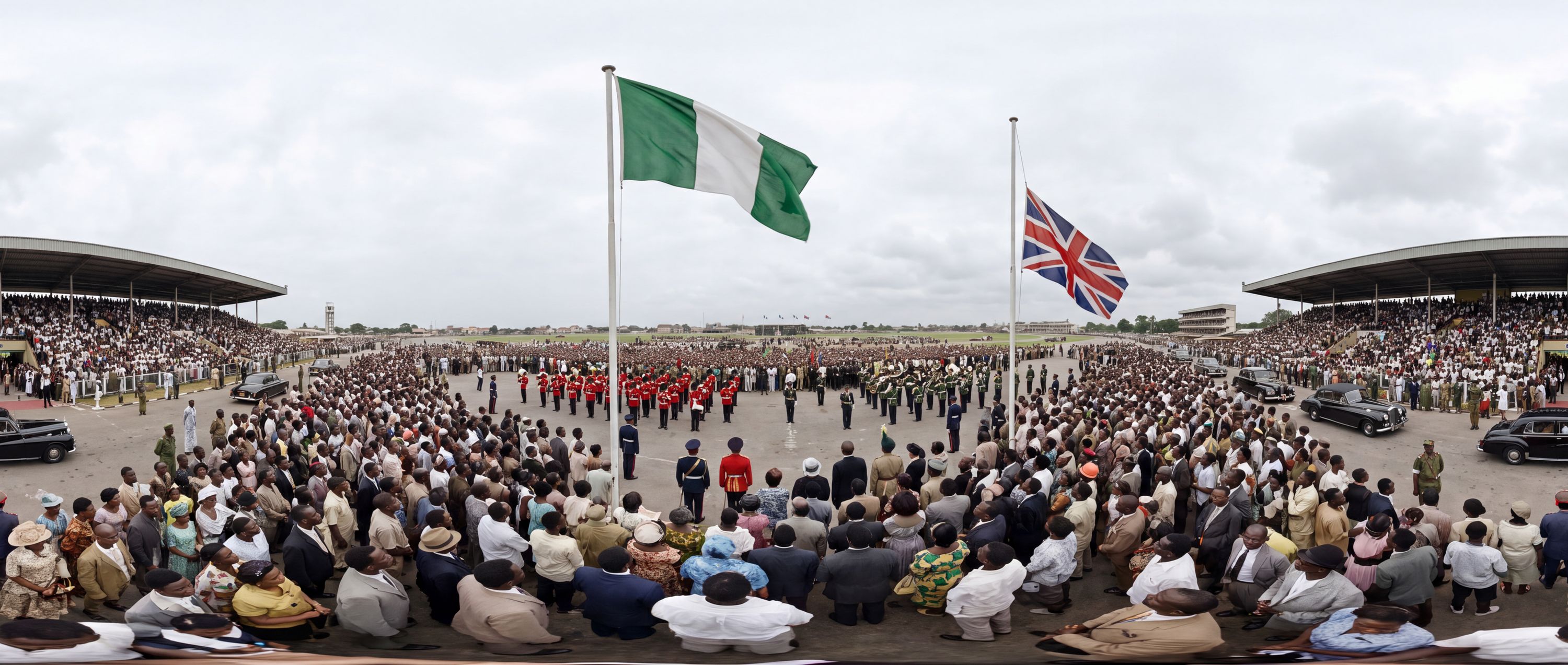 360° scene from Nigerian Independence Day at Tafawa Balewa Square