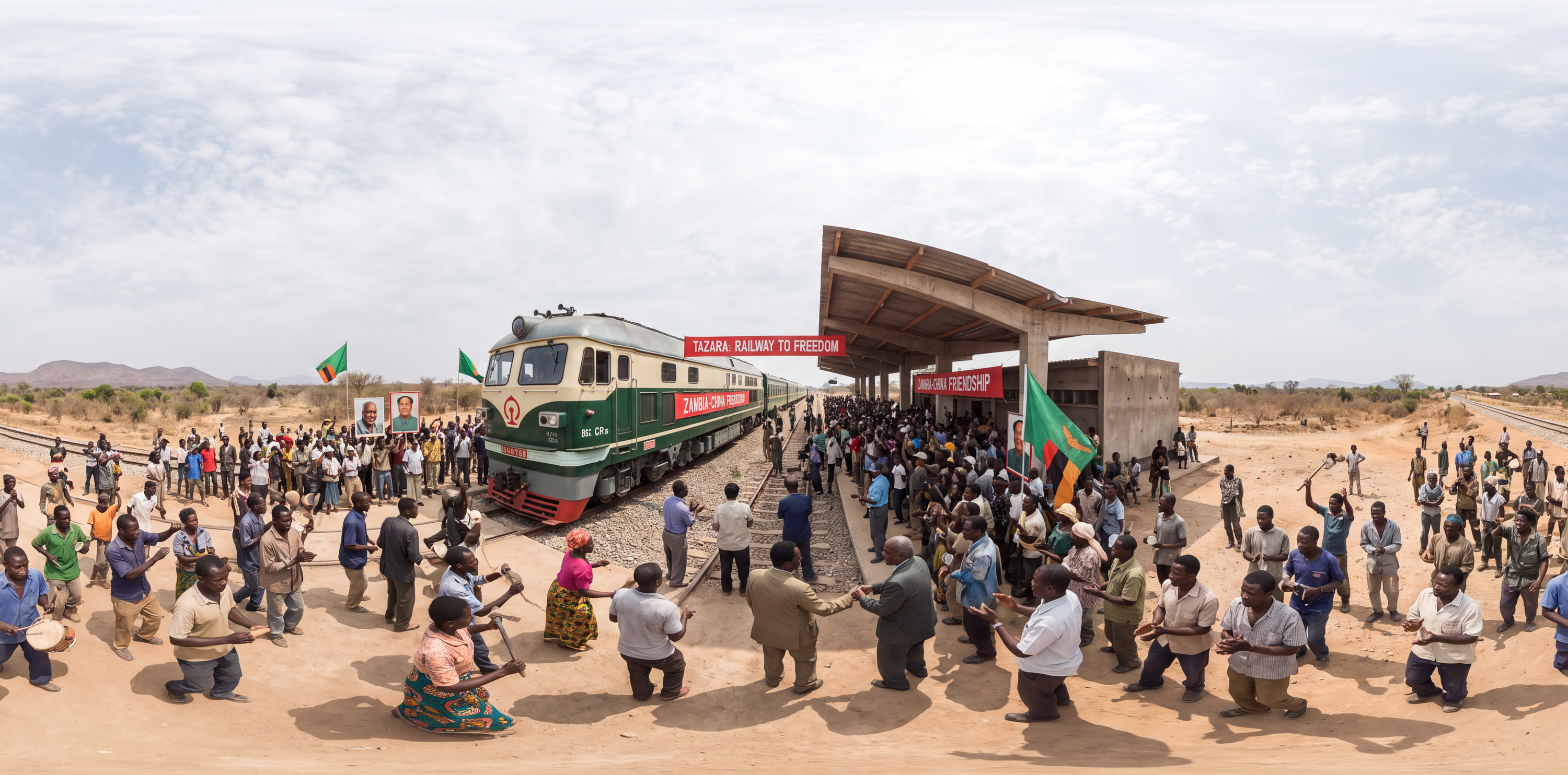 360° scene from Completion of the TAZARA Railway