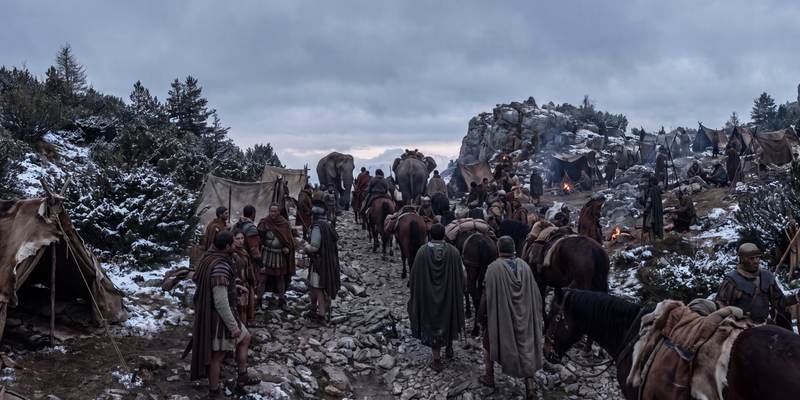 Hannibal's Alpine Crossing in 218 BC — 360° scene from the July 25, 2026 daily challenge