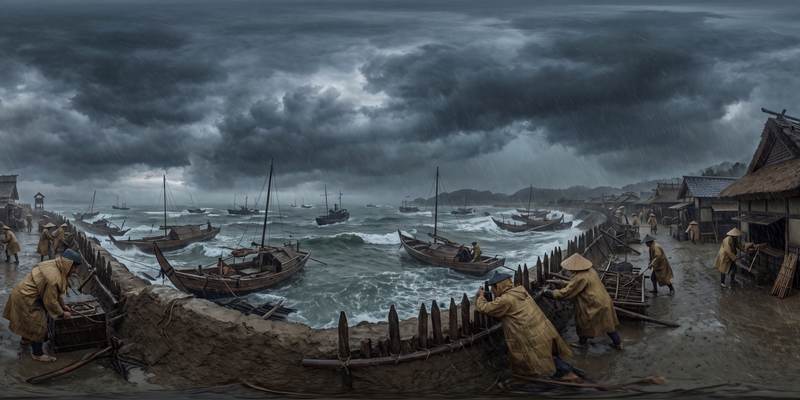 The Divine Wind Saves Japan in 1281 — 360° scene from the July 26, 2026 daily challenge