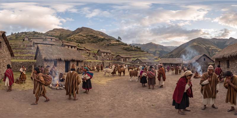 The Invisible Invader Strikes the Inca in 1524 — 360° scene from the July 26, 2026 daily challenge