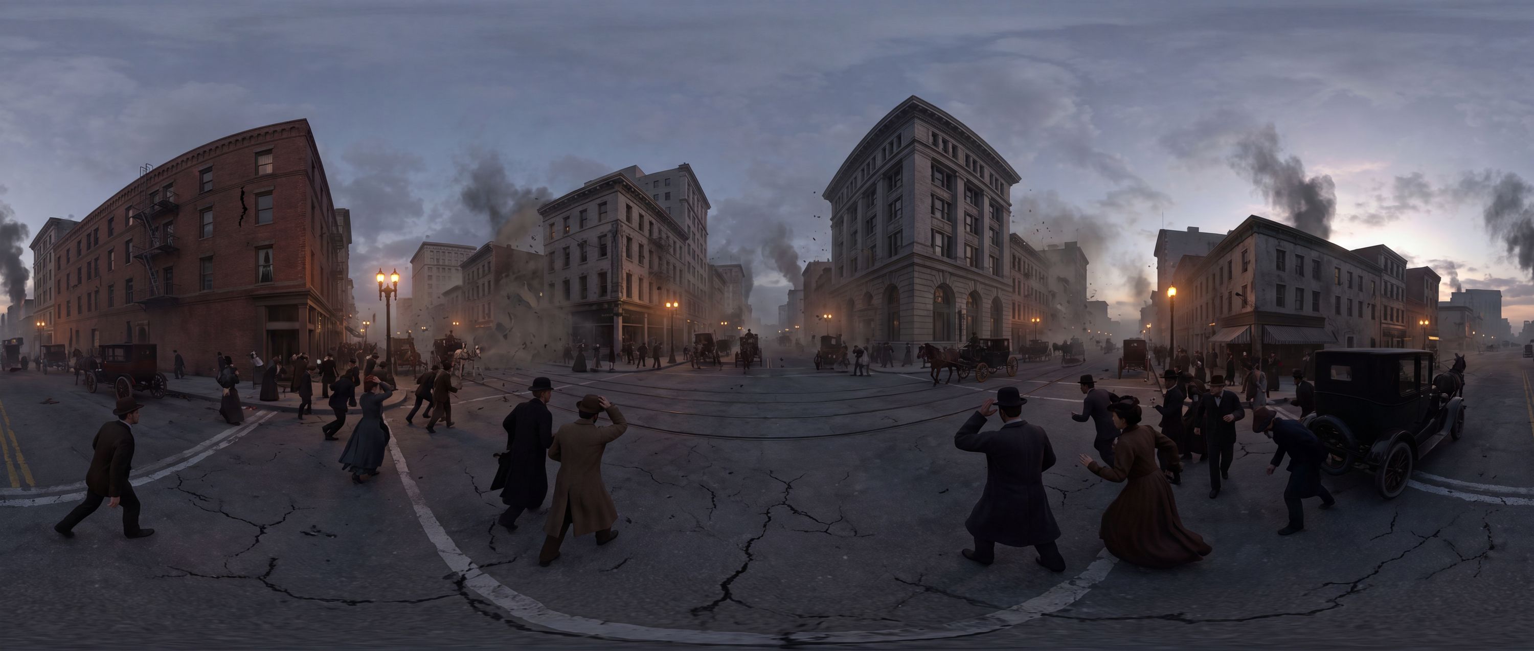 The Quake That Broke San Francisco in 1906 — 360° scene from the July 26, 2026 daily challenge