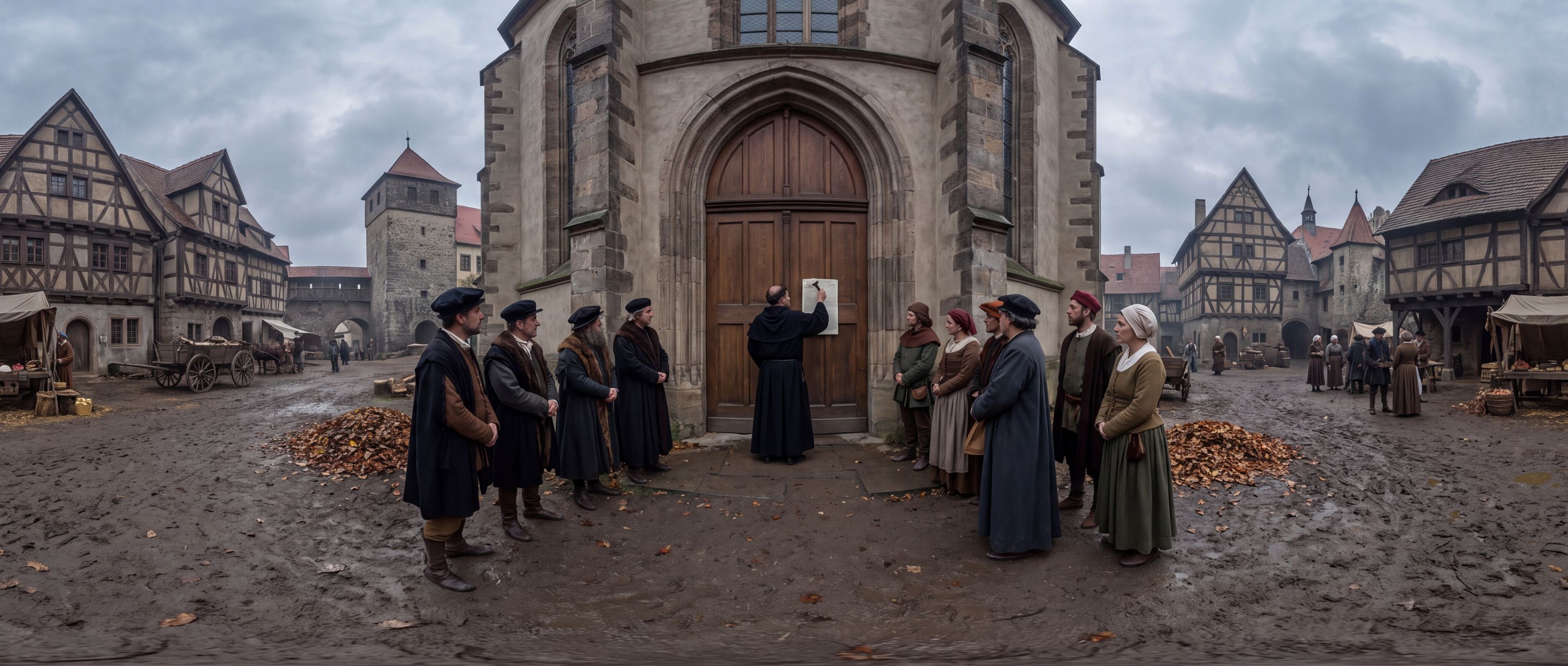360° scene from Nailing the 95 Theses
