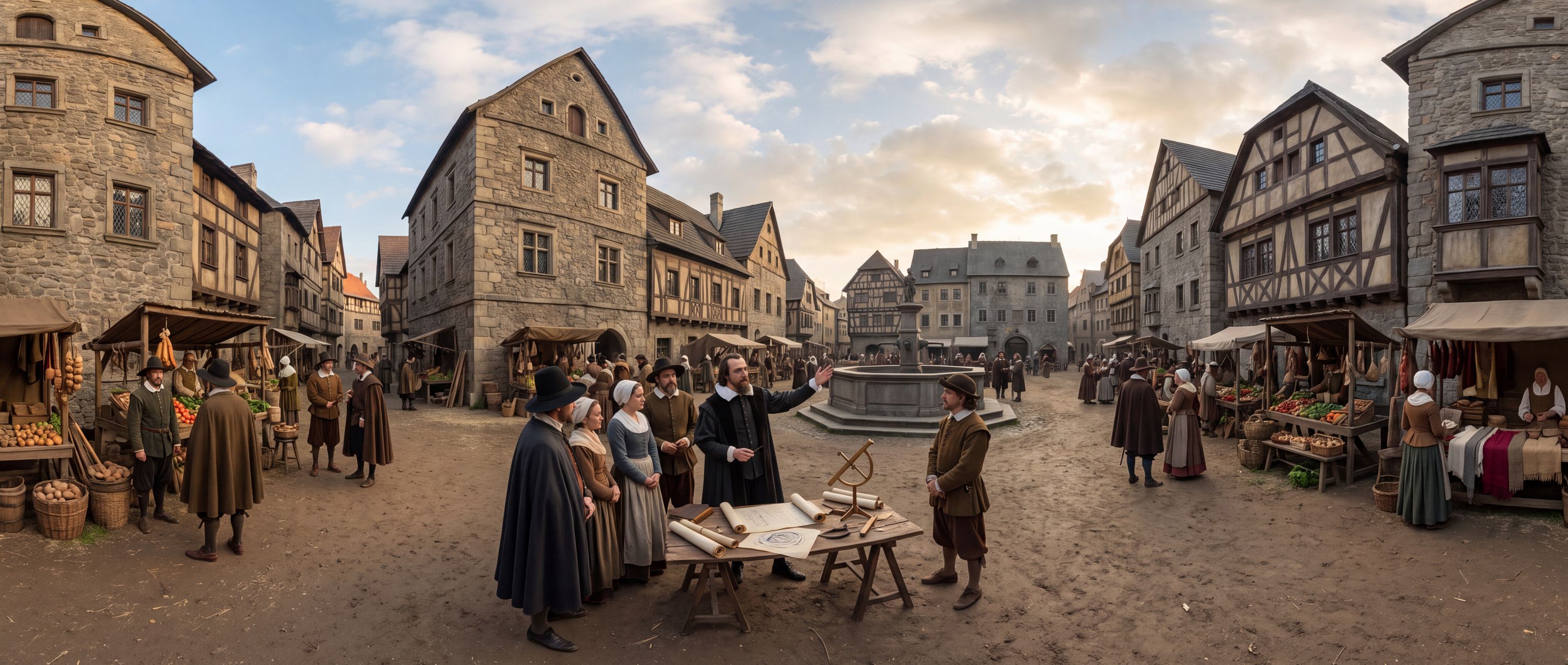 360° scene from Kepler's Harmonic Revelation