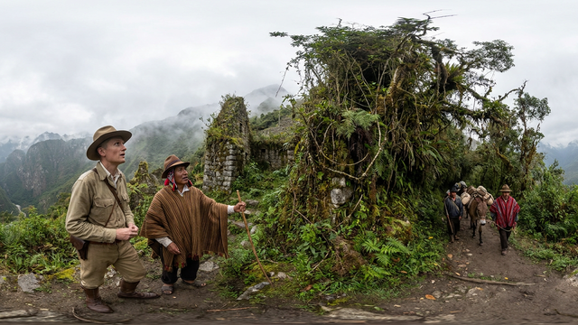 Hiram Bingham Reaches Machu Picchu — scene from the August 5, 2026 daily challenge