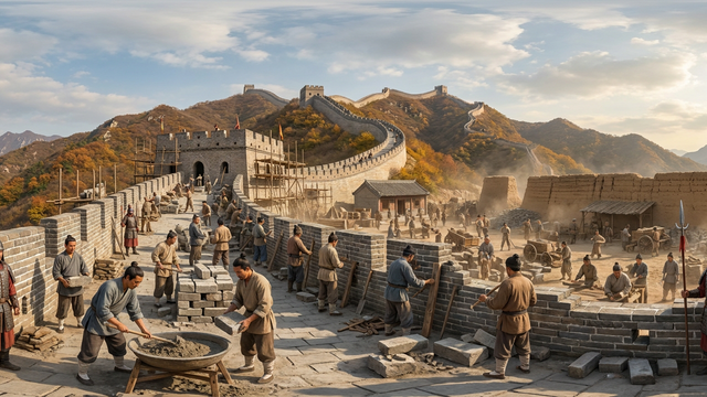 Ming Construction of the Great Wall — scene from the August 14, 2026 daily challenge