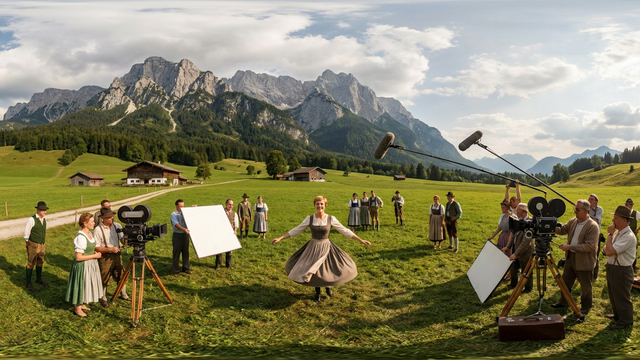 Filming The Sound of Music — scene from the August 21, 2026 daily challenge