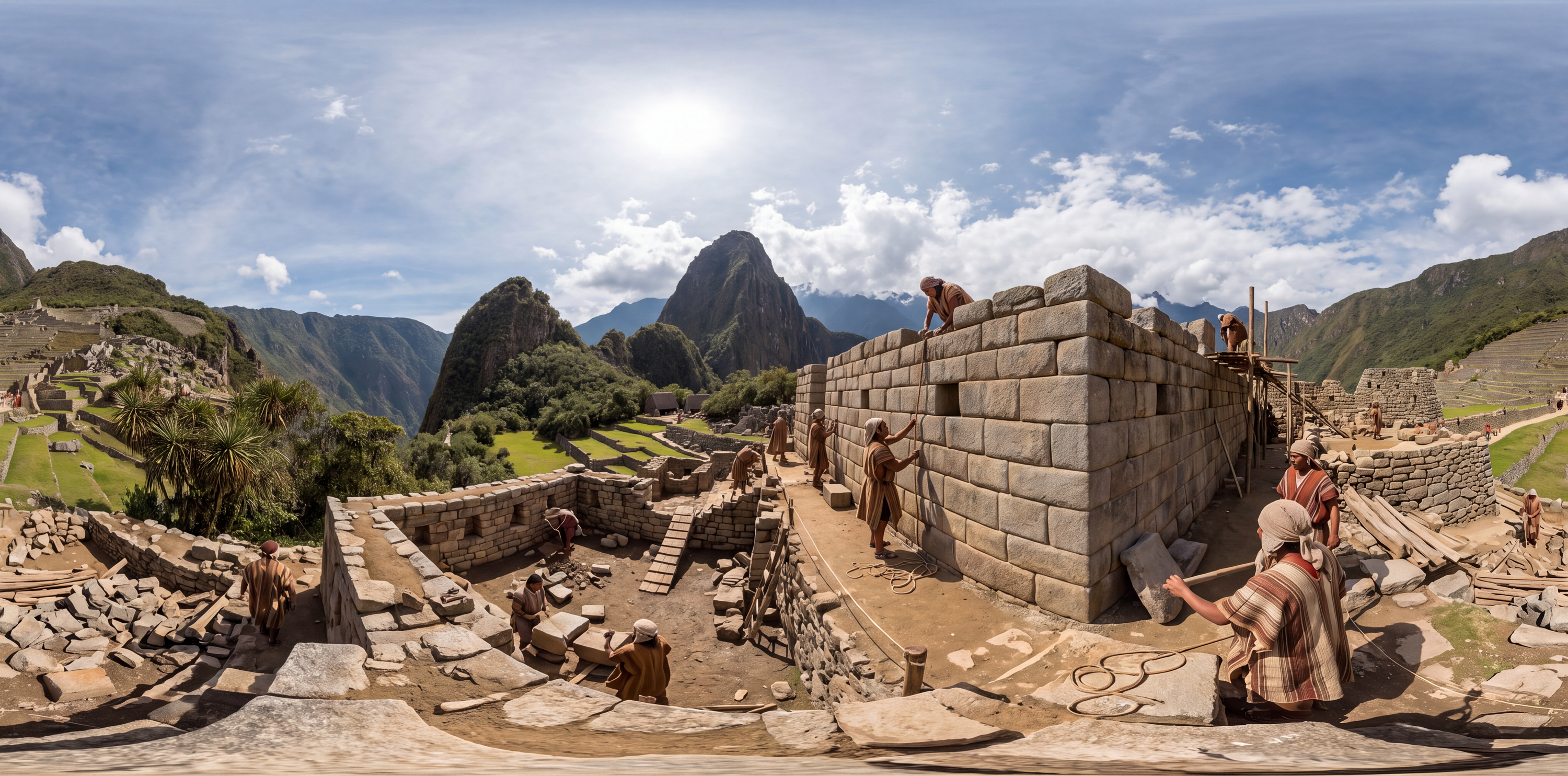 Construction of the Machu Picchu Estate — scene from the August 30, 2026 daily challenge