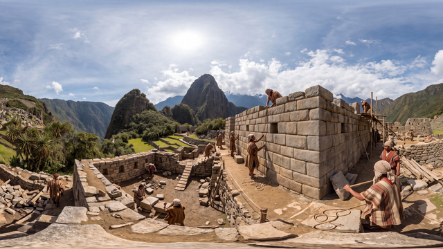 Construction of the Machu Picchu Estate — scene from the August 30, 2026 daily challenge