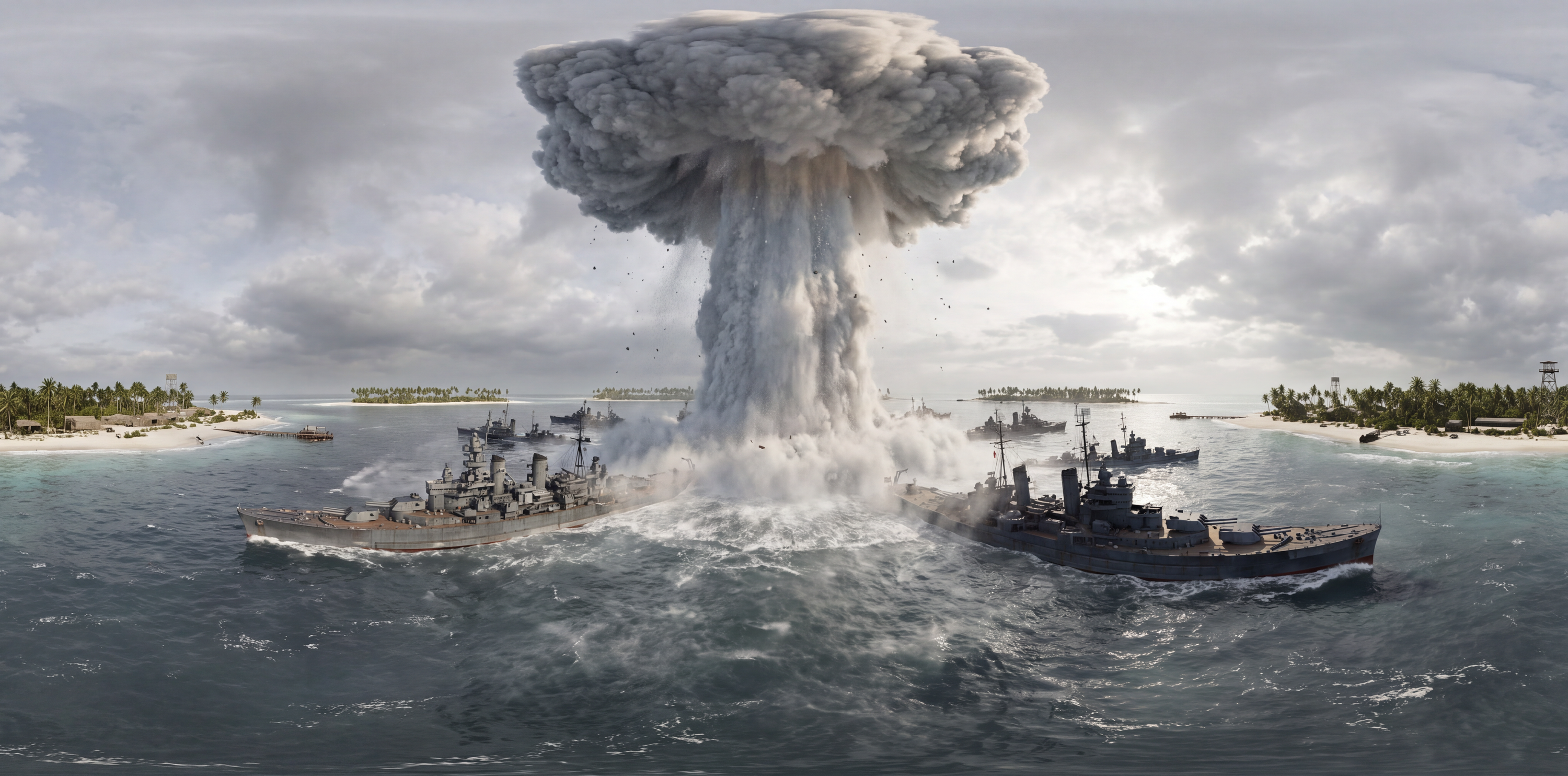 Operation Crossroads Baker Nuclear Test — scene from the September 3, 2026 daily challenge