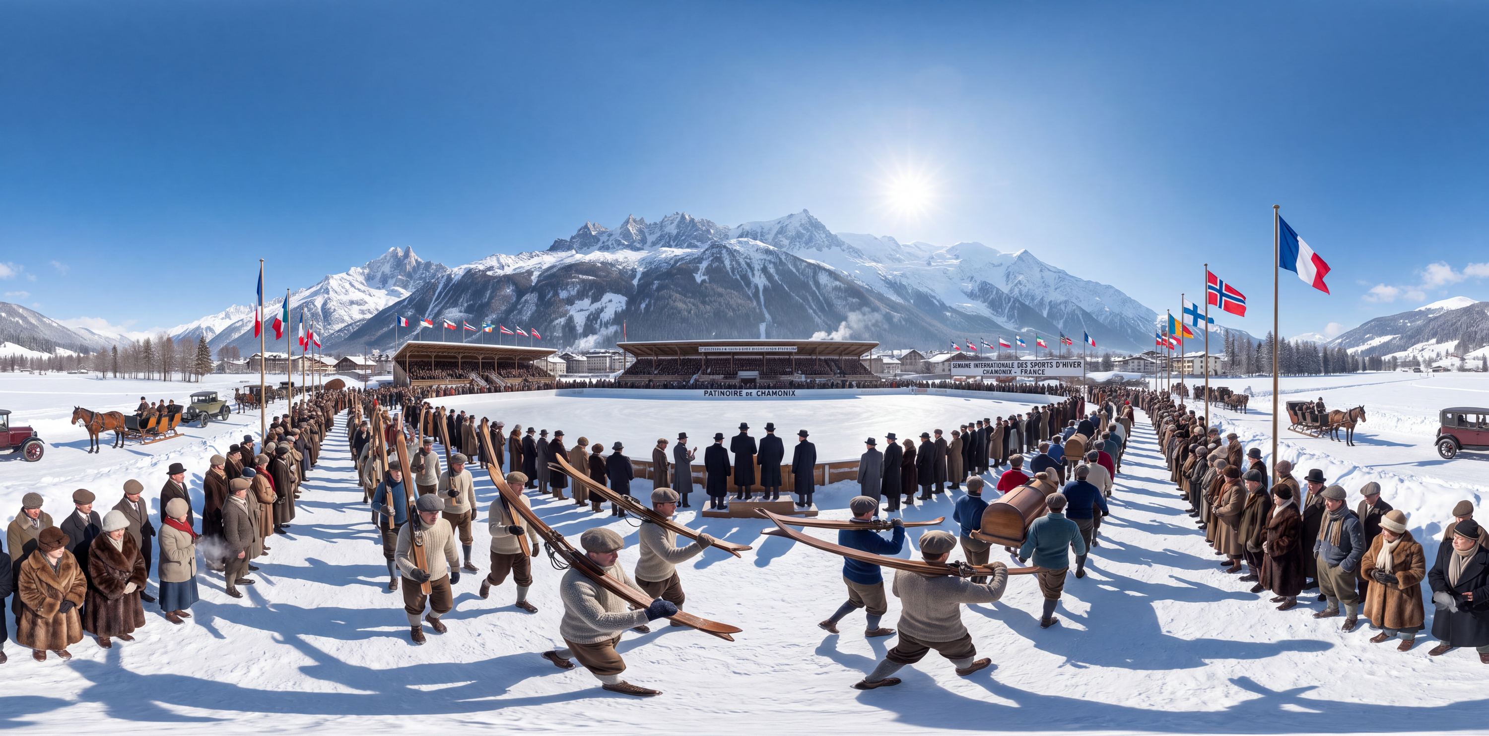 Opening of the First Winter Olympics — scene from the September 4, 2026 daily challenge