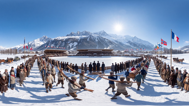 Opening of the First Winter Olympics — scene from the September 4, 2026 daily challenge
