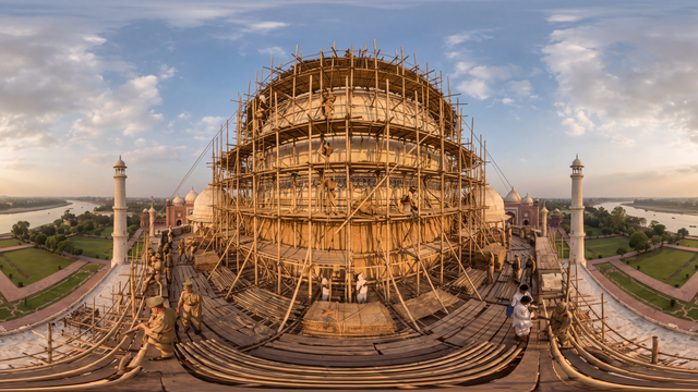 Camouflaging the Taj Mahal — scene from the September 14, 2026 daily challenge