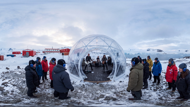 Metallica Concert in Antarctica — scene from the September 15, 2026 daily challenge