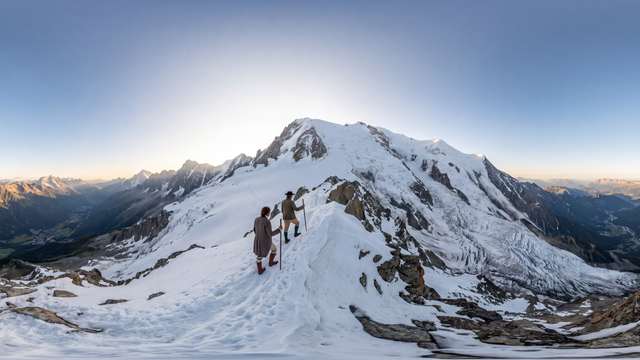 First Ascent of Mont Blanc — scene from the September 16, 2026 daily challenge