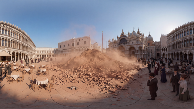 Collapse of St Mark's Campanile — scene from the September 18, 2026 daily challenge