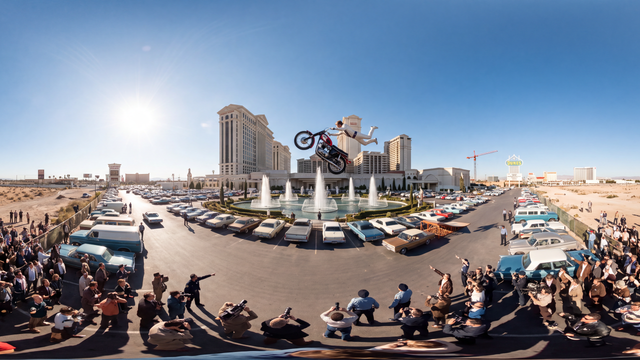 Evel Knievel's Caesars Palace Jump — scene from the September 19, 2026 daily challenge