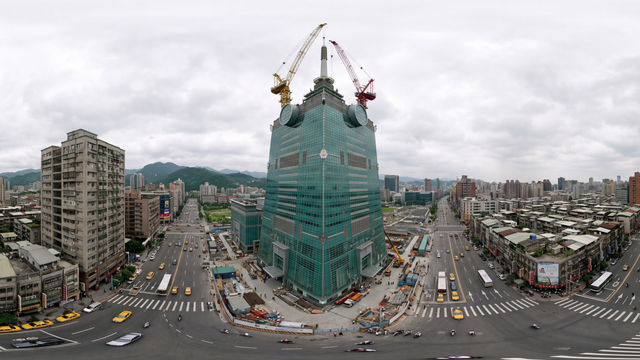 Raising the Spire of Taipei 101 — scene from the September 20, 2026 daily challenge