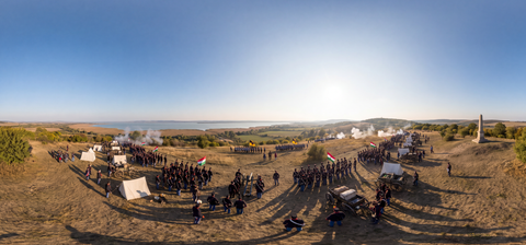 360° scene from Hungarian Forces Hold at Pákozd