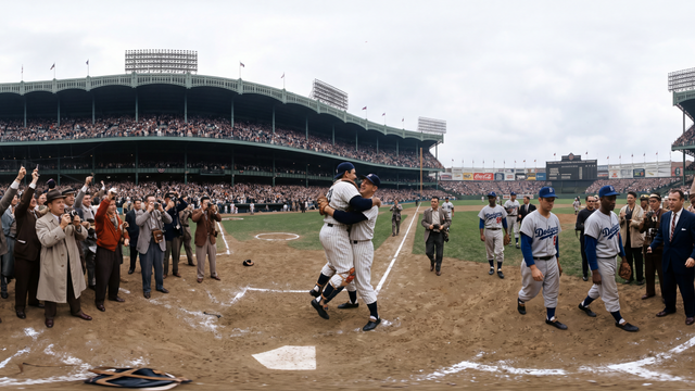Larsen's World Series Perfect Game — scene from the October 8, 2026 daily challenge