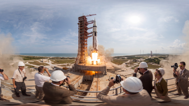 Apollo 7 Lifts Off — scene from the October 11, 2026 daily challenge