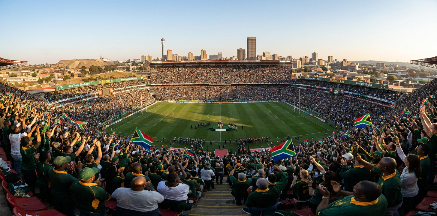 360° scene from Springboks Win the Rugby World Cup Final